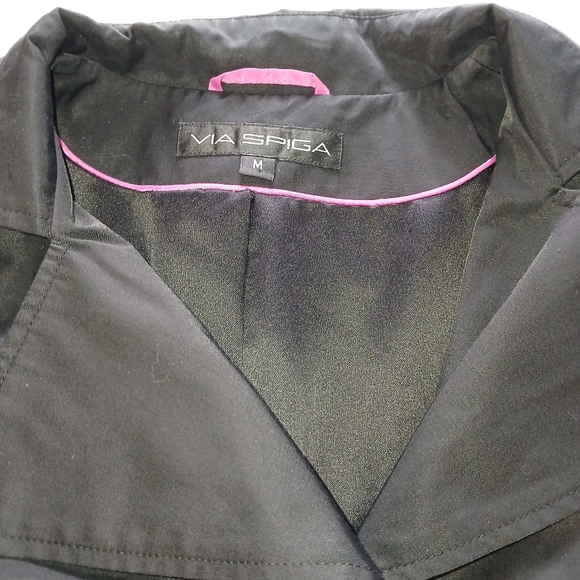 Sz.M Womens Via Spiga Trenchcoat - Picture 4 of 9